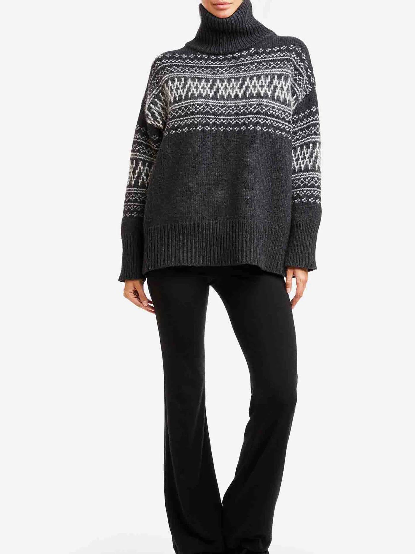 We Norwegians - Setesdal Sweater - Charcoal (D)