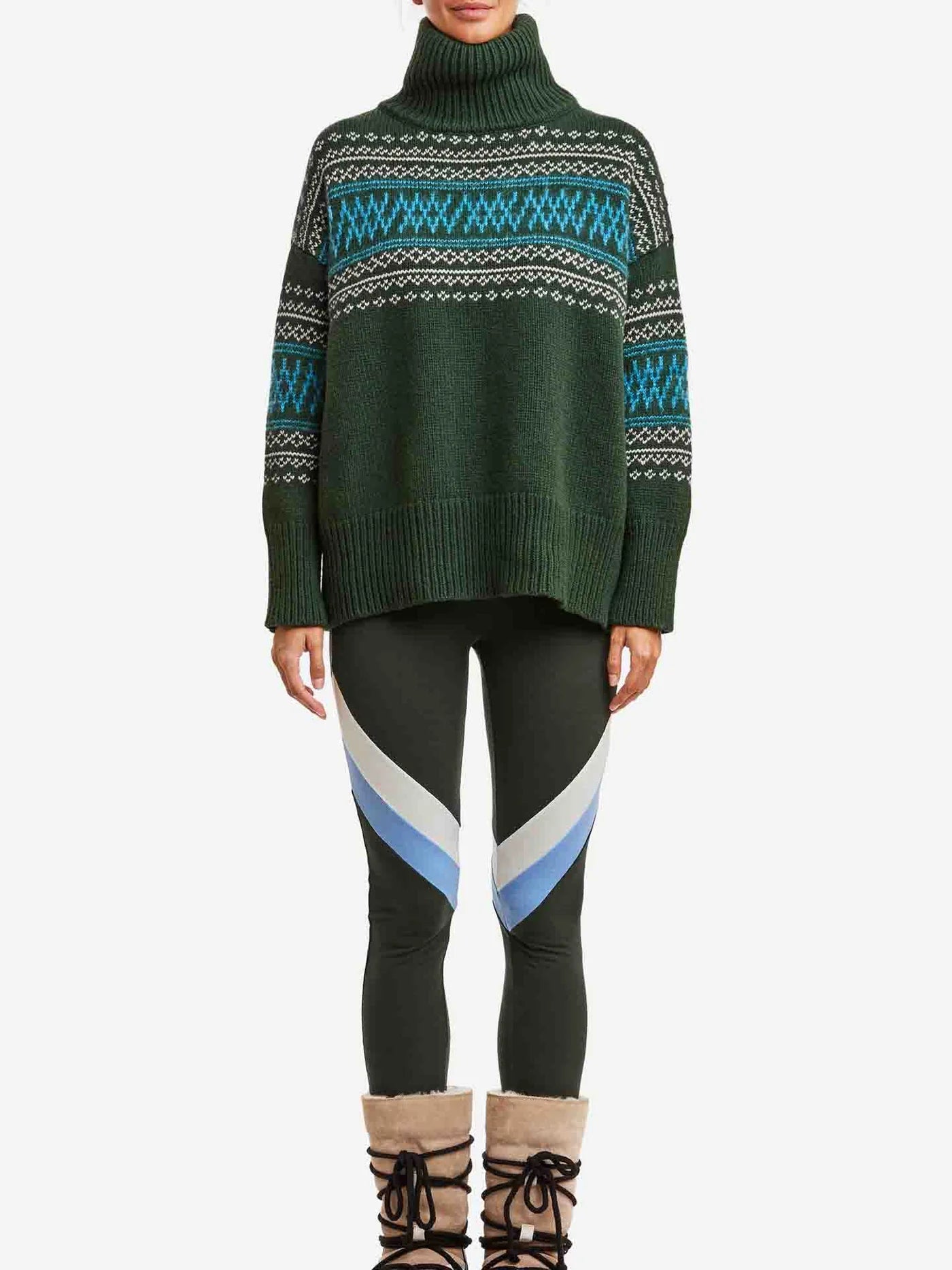 We Norwegians - Setesdal Sweater - Olive Green (D)