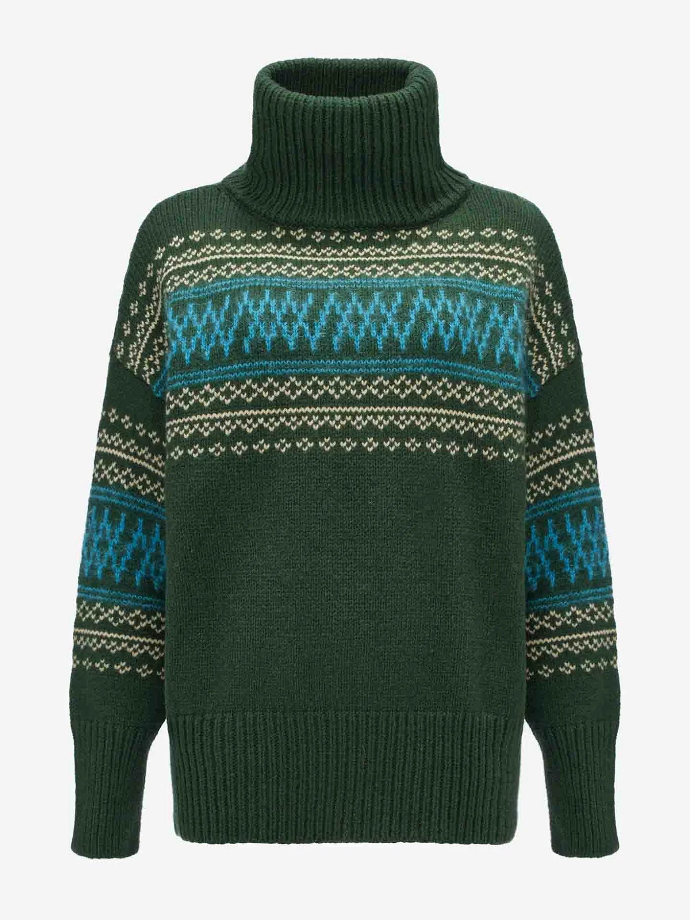 We Norwegians - Setesdal Sweater - Olive Green (D)