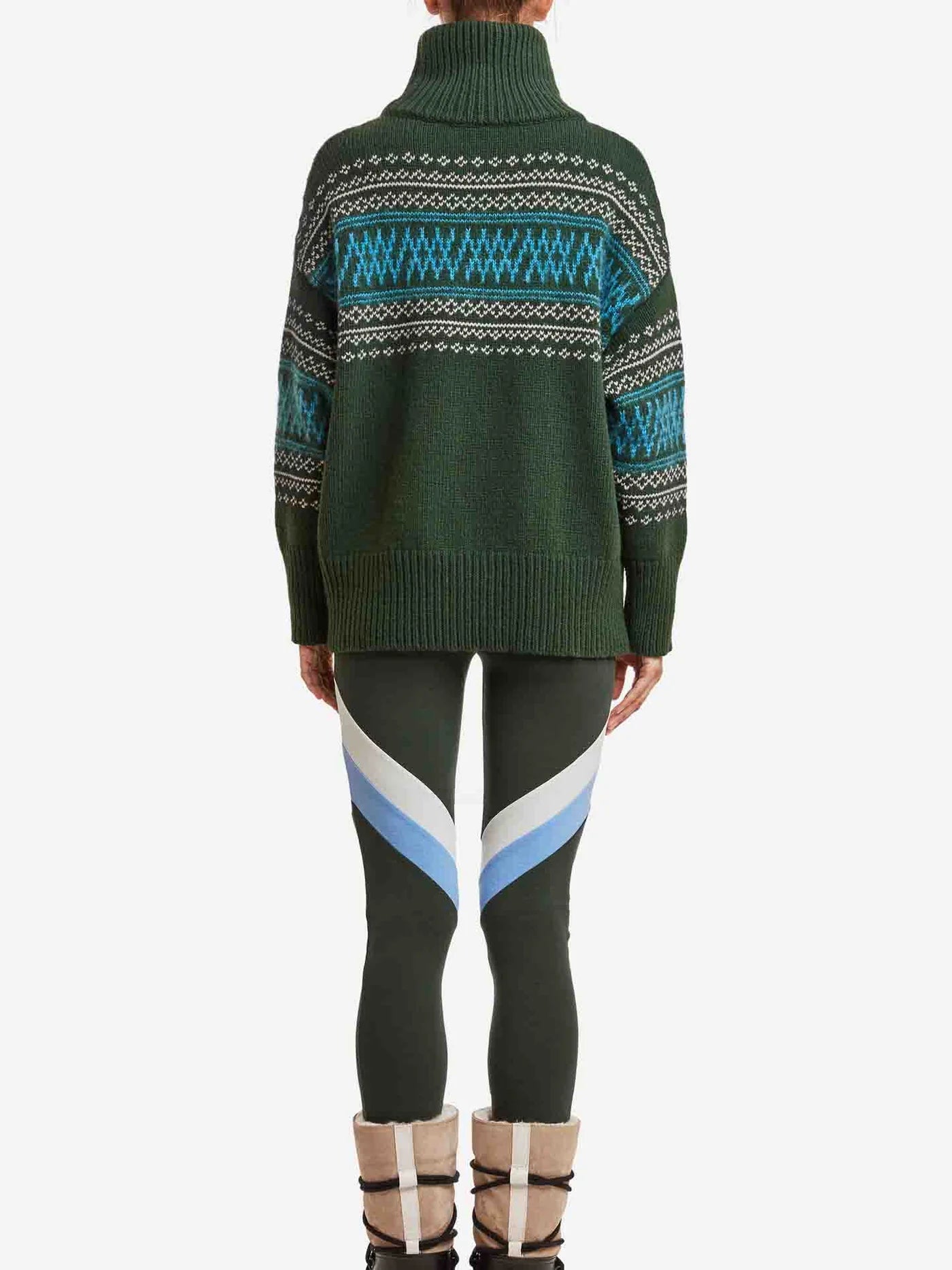 We Norwegians - Setesdal Sweater - Olive Green (D)