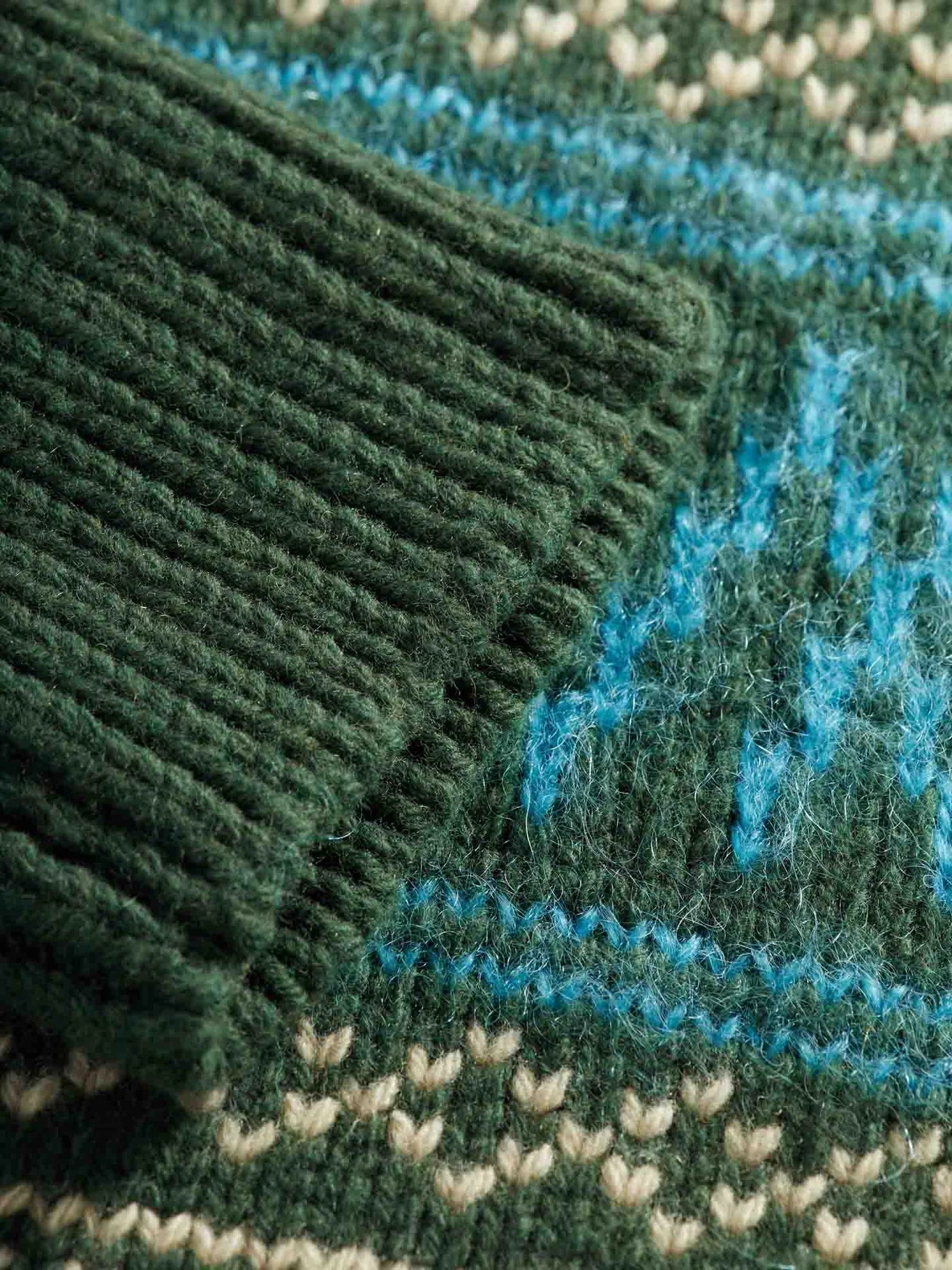 We Norwegians - Setesdal Sweater - Olive Green (D)