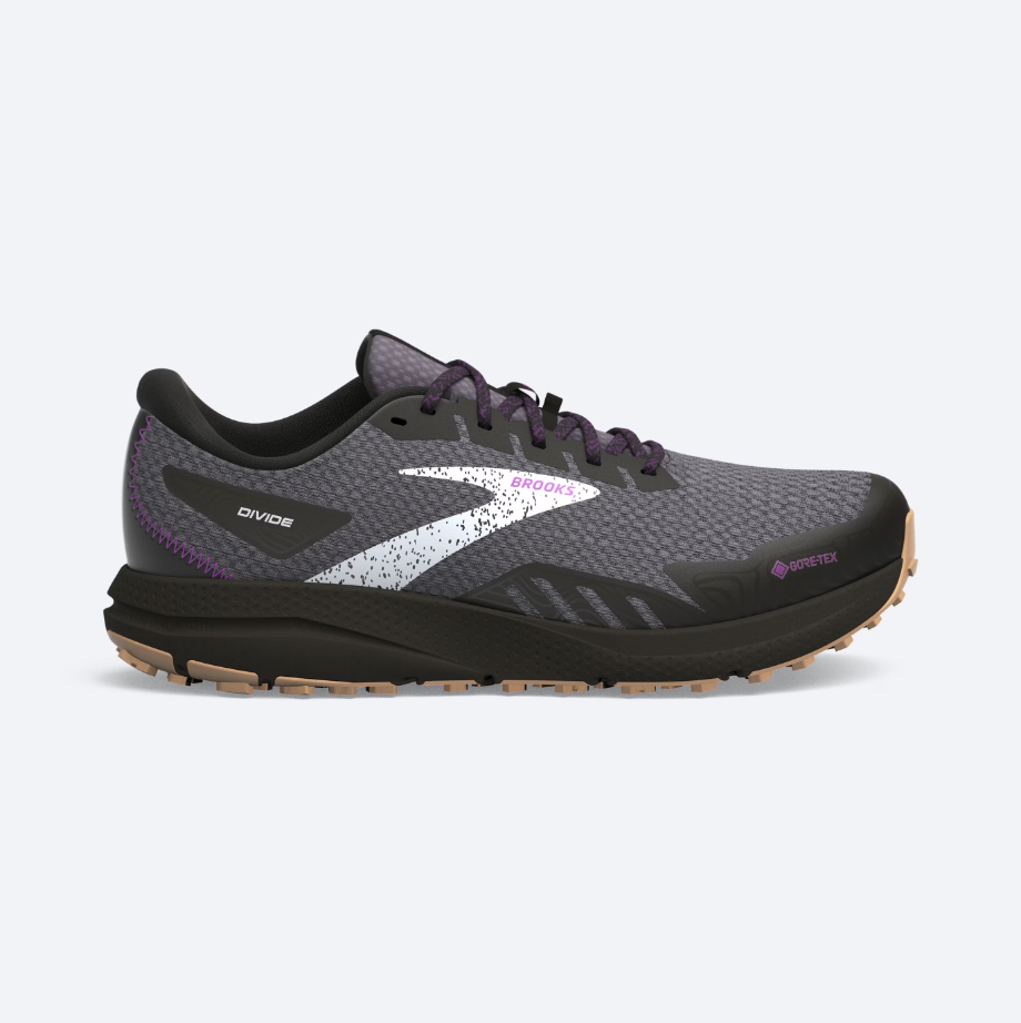 Brooks Divide 4 GTX - Black/Blackened Pearl/Purple (D)