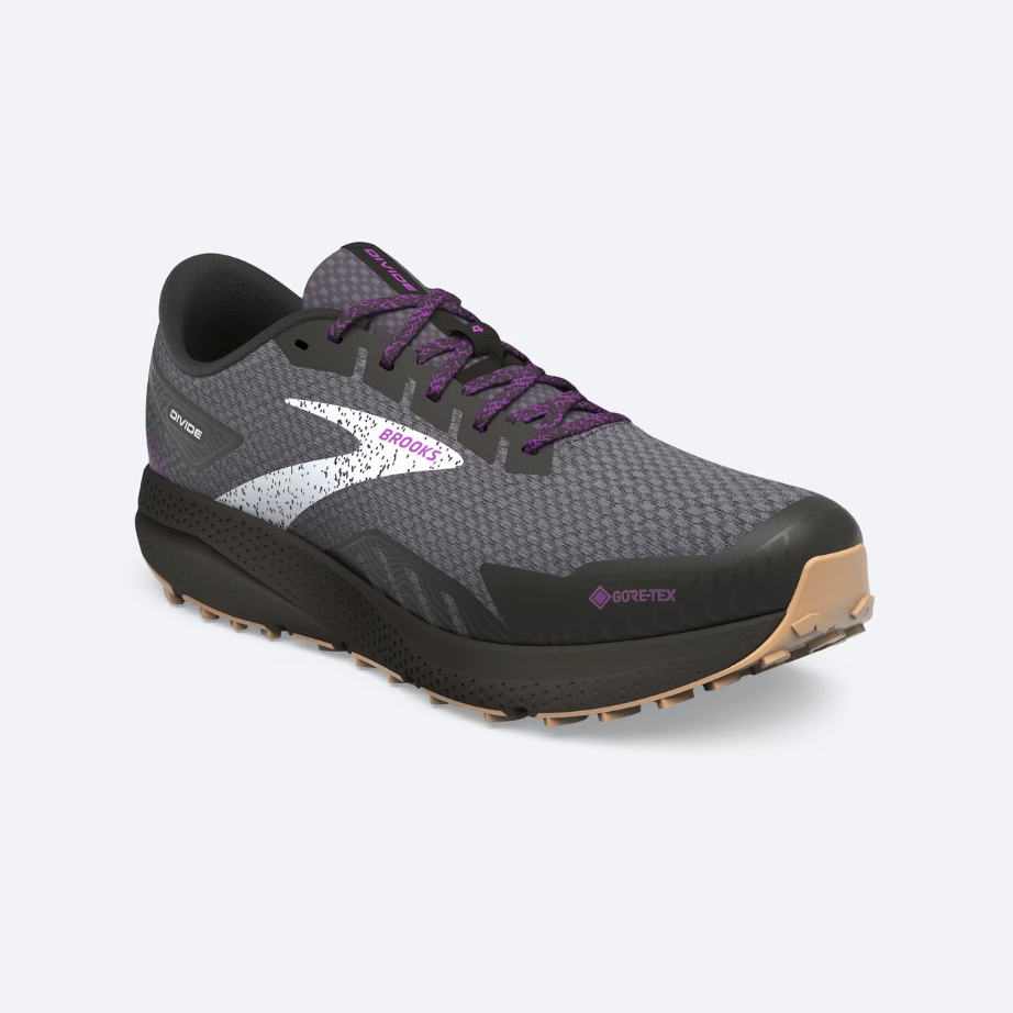 Brooks Divide 4 GTX - Black/Blackened Pearl/Purple (D)