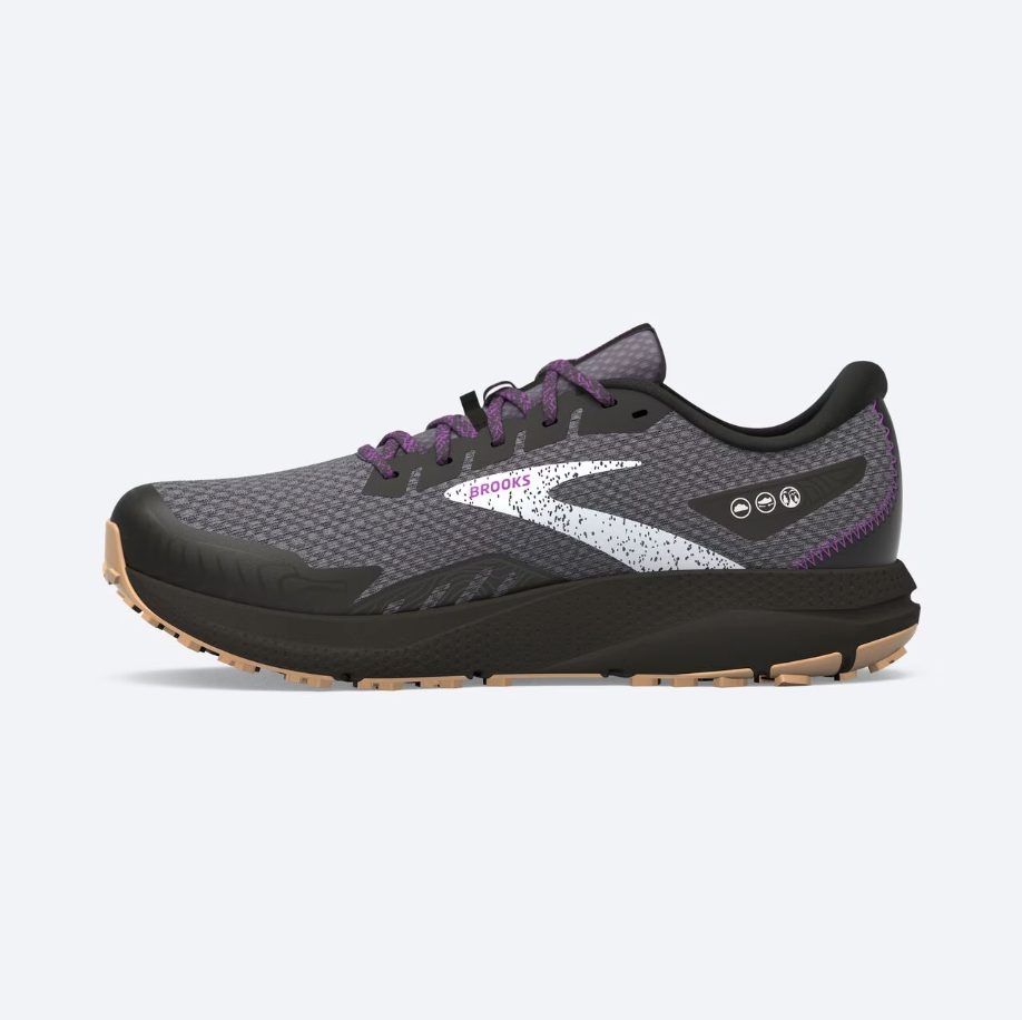 Brooks Divide 4 GTX - Black/Blackened Pearl/Purple (D)
