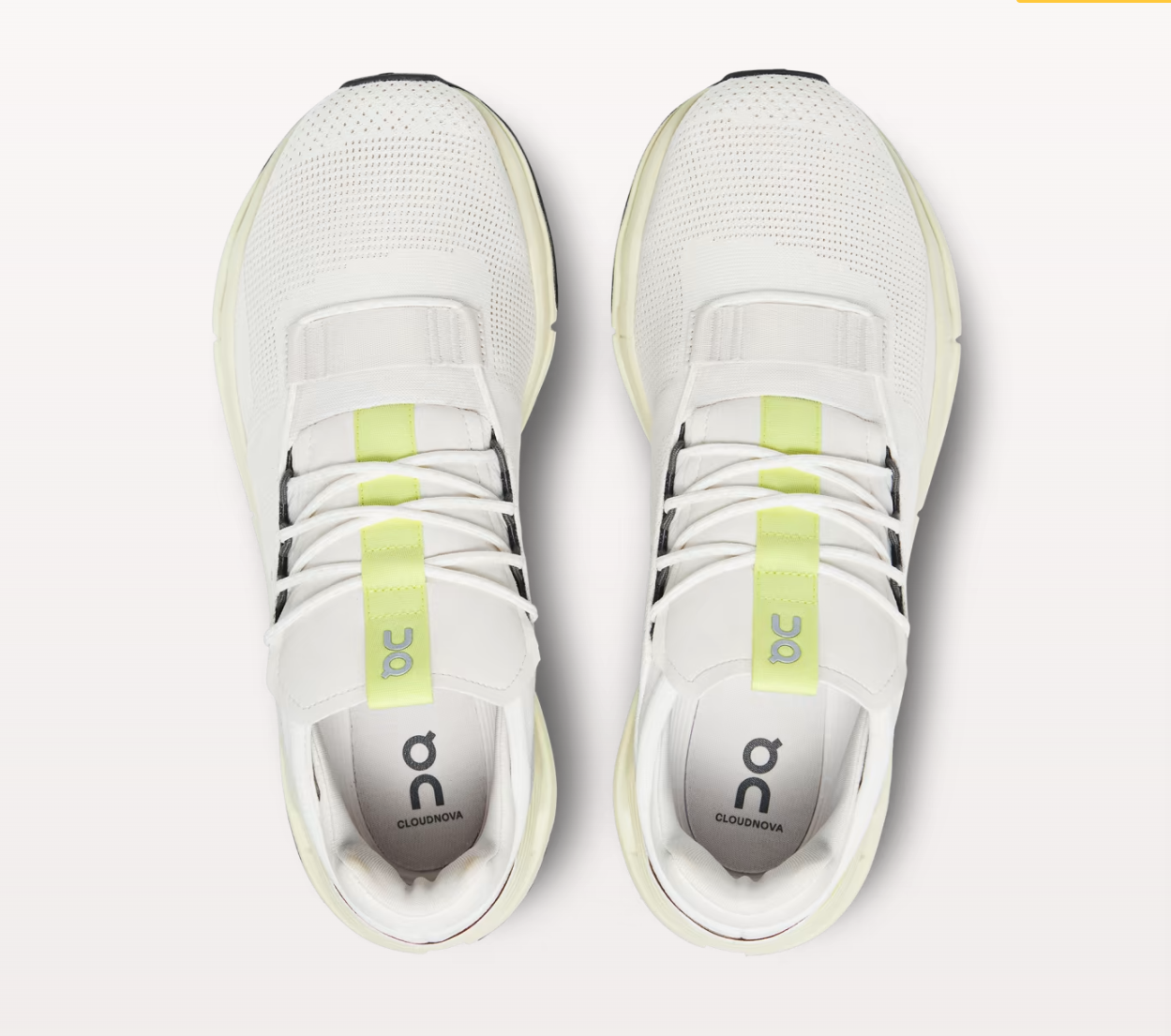 On Cloudnova - Undyed-White/Seedling (H)