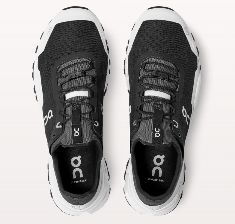 On Cloudultra - Black/White (H)