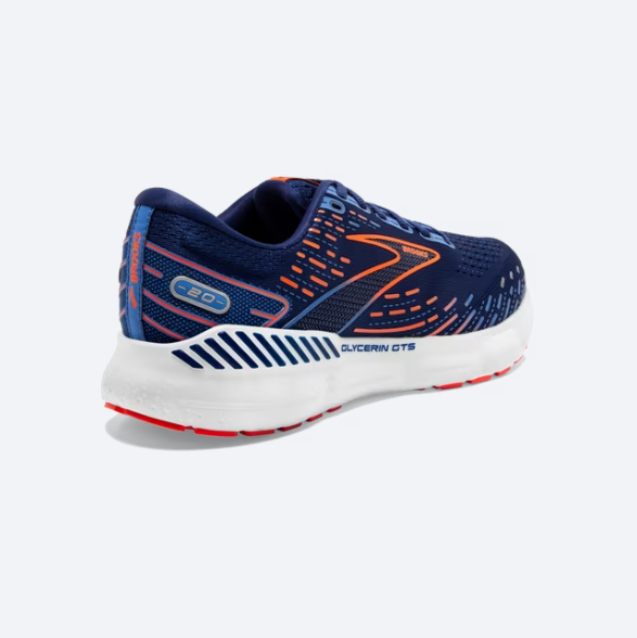 Brooks Glycerin GTS 20 - Blue Depths/Palace Blue/Orange (H)