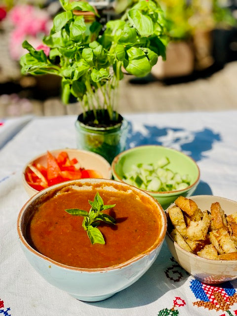 Gazpacho – iskold spansk tomatsuppe med masser smag