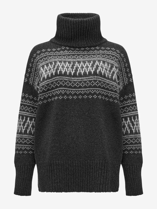 We Norwegians - Setesdal Sweater - Charcoal (D)