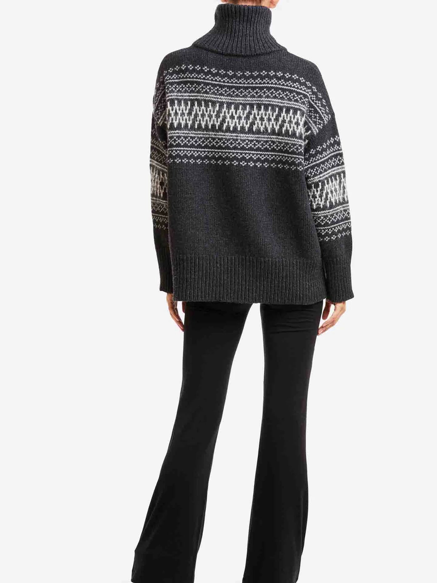 We Norwegians - Setesdal Sweater - Charcoal (D)