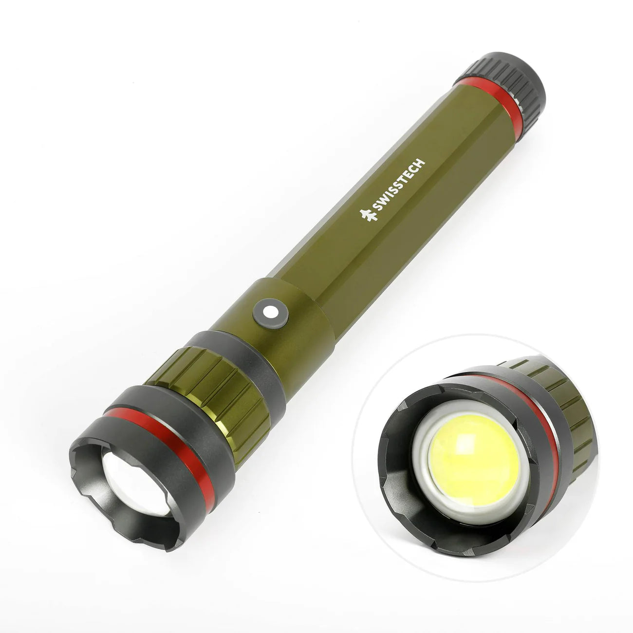 SwissTech LED lommelygte ZUVERLÄSSIG - 6500 LUMEN