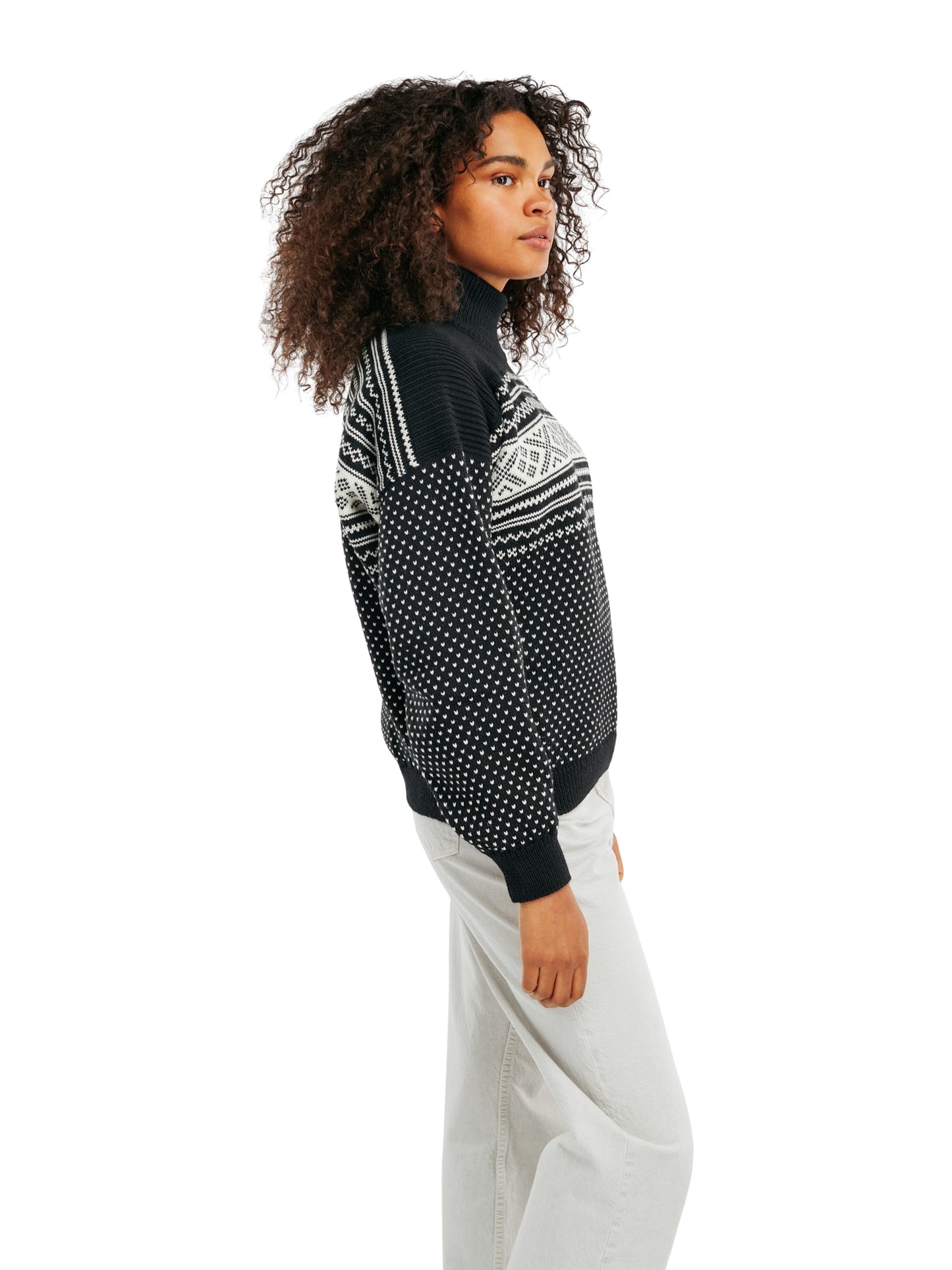 Dale of Norway - Valløy Sweater - Black offwhite (D)