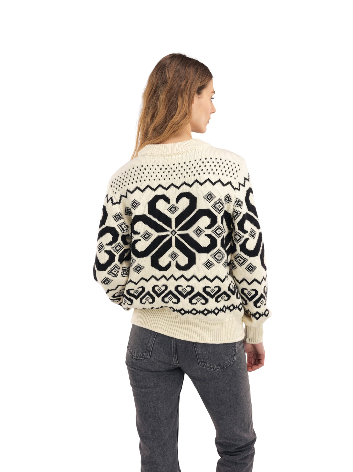 Dale of Norway - Falkeberg Sweater - Offwhite black (D)