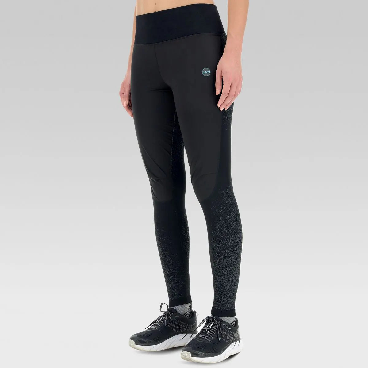 UYN Running Exceleration Wind Pants Long - Black/Cloud (D)