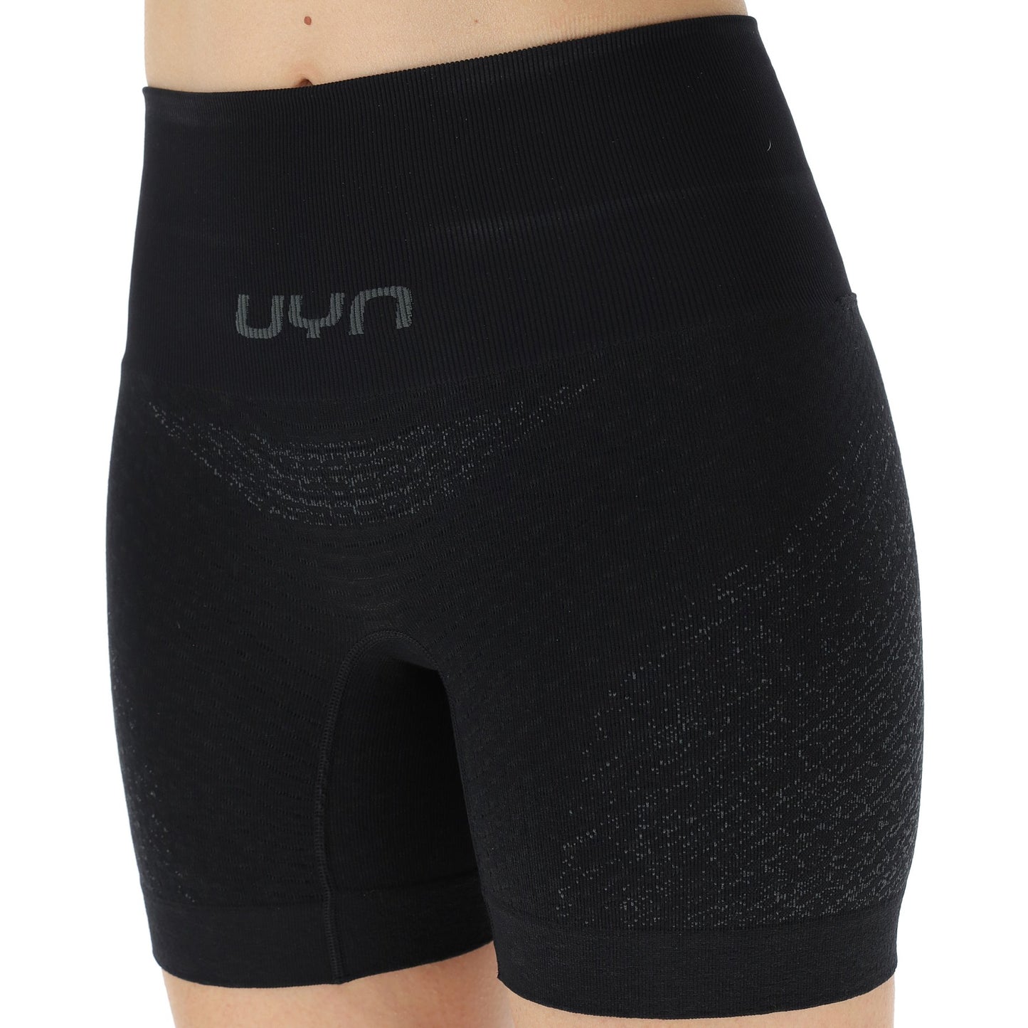 UYN Running Exceleration OW Tight Shorts - Black/Black/Iron (D)