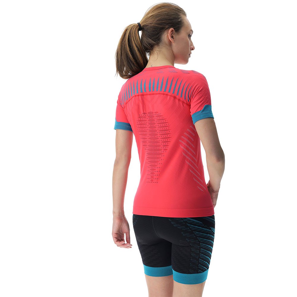 UYN Running Ultra1 OW shirt - Rose Red/Lillac/Peacock (D)