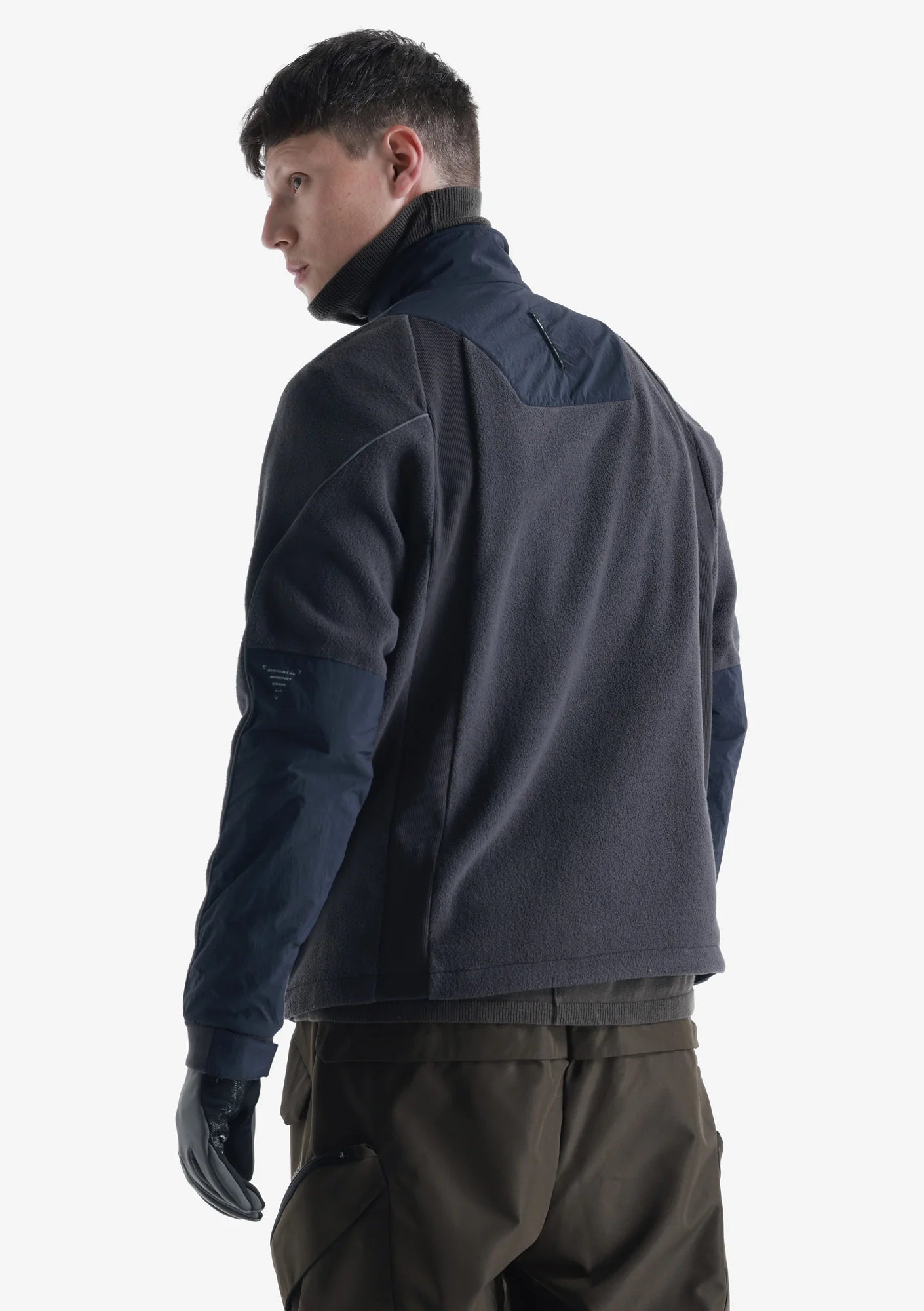 Krakatau - Kuiper Fleece Stand-up Collar Jacket - Dark Grey (Unisex)