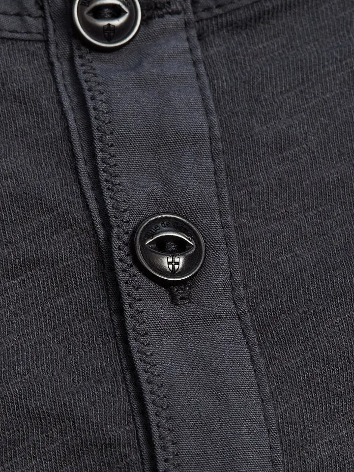 Blue de Génes Serafino S/S T-Shirt - Jet Black (H)